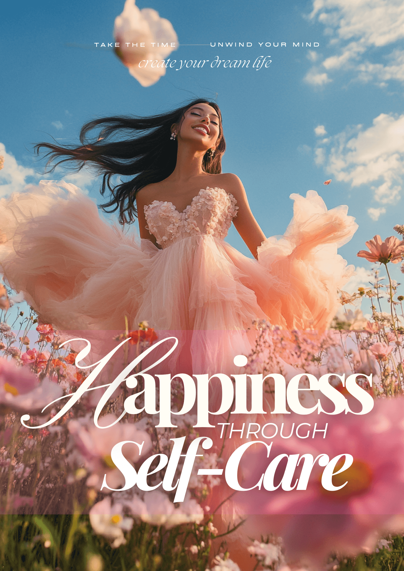Happiness Through Self-Care Ebook Cover